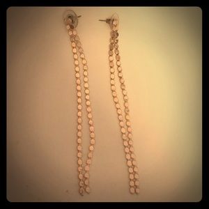 Rose Gold Costume Earrings